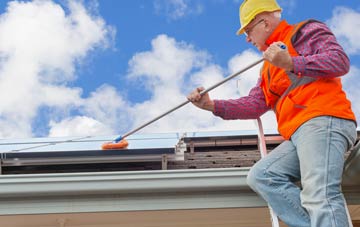 Bedstone soft wash roof cleaning